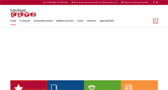 Desktop Screenshot of colegiocets.com.br
